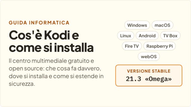 Kodi come centro multimediale: la tua libreria di film, musica, foto e TV su Windows, macOS, Linux e Android