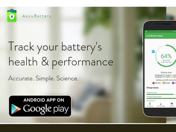 AccuBattery: app Android per monitorare la salute della batteria