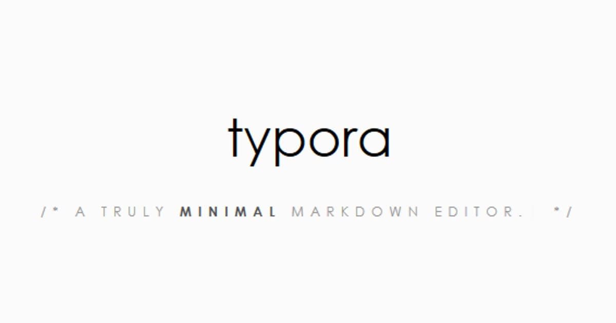 Typora: editor Markdown con sintassi e anteprima unificate