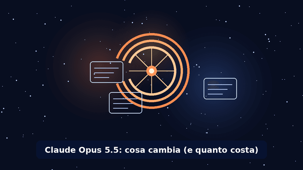 Copertina stilizzata Claude Opus 5.5: cosa cambia e quanto costa