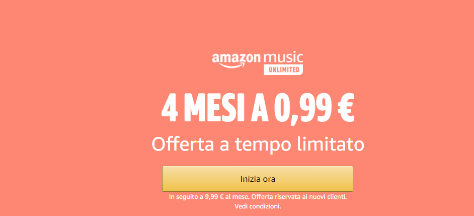 music unlimited offerta